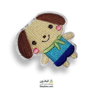 تکه دوزی عروسکی حرارتی گلدوزی شده مدل 051