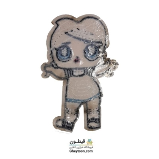 تکه دوزی عروسکی حرارتی گلدوزی شده مدل 037