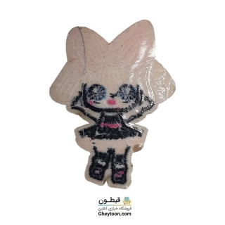 تکه دوزی عروسکی حرارتی گلدوزی شده مدل 039