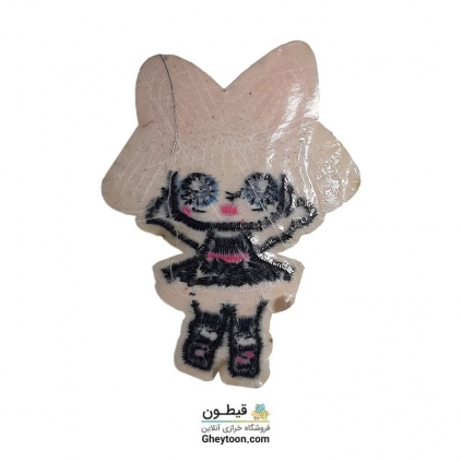 تکه دوزی عروسکی حرارتی گلدوزی شده مدل 039