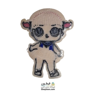 تکه دوزی عروسکی حرارتی گلدوزی شده مدل 046