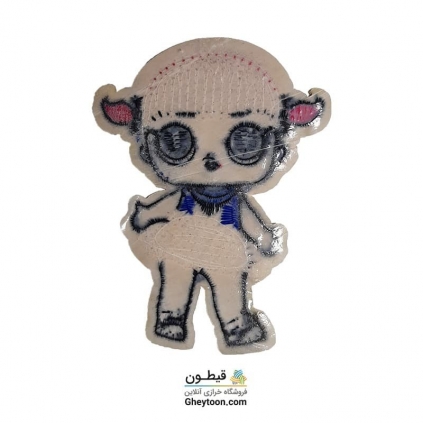 تکه دوزی عروسکی حرارتی گلدوزی شده مدل 046