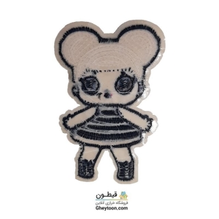 تکه دوزی عروسکی حرارتی گلدوزی شده مدل 041