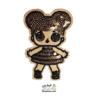 تکه دوزی عروسکی حرارتی گلدوزی شده مدل 041