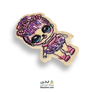 تکه دوزی عروسکی حرارتی گلدوزی شده مدل 040