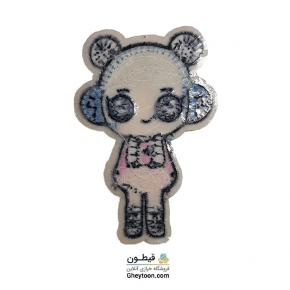 تکه دوزی عروسکی حرارتی گلدوزی شده مدل 045