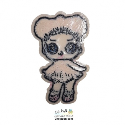 تکه دوزی عروسکی حرارتی گلدوزی شده مدل 042