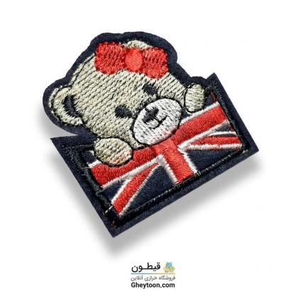 تکه دوزی عروسکی حرارتی گلدوزی شده مدل 054