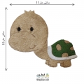 تکه دوزی عروسکی حرارتی چند لایه مدل 003 (اپلیکه بچه گانه)