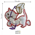 تکه دوزی عروسکی حرارتی  گلدوزی شده مدل 011 (اپلیکه بچه گانه)