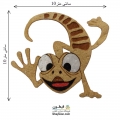 تکه دوزی عروسکی حرارتی چند لابه مدل 004 (اپلیکه بچه گانه)
