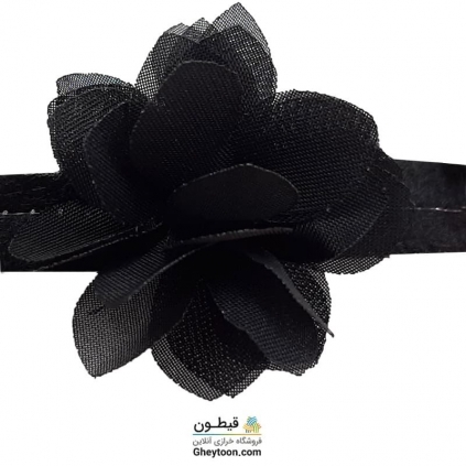 گل حریر جنس حریر سایز کوچک مشکی