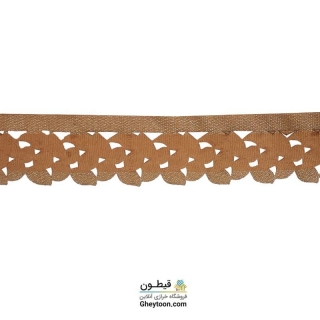 نوار طلایی 6سانتی متری یک طرفه نگین دار