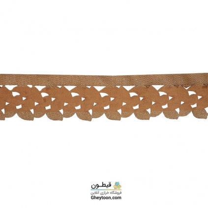 نوار طلایی 6سانتی متری یک طرفه نگین دار