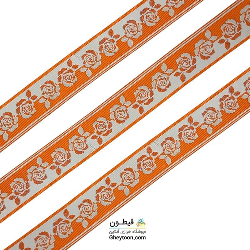 ربان گروگن ترک طرح دار دو سانتی متری 001