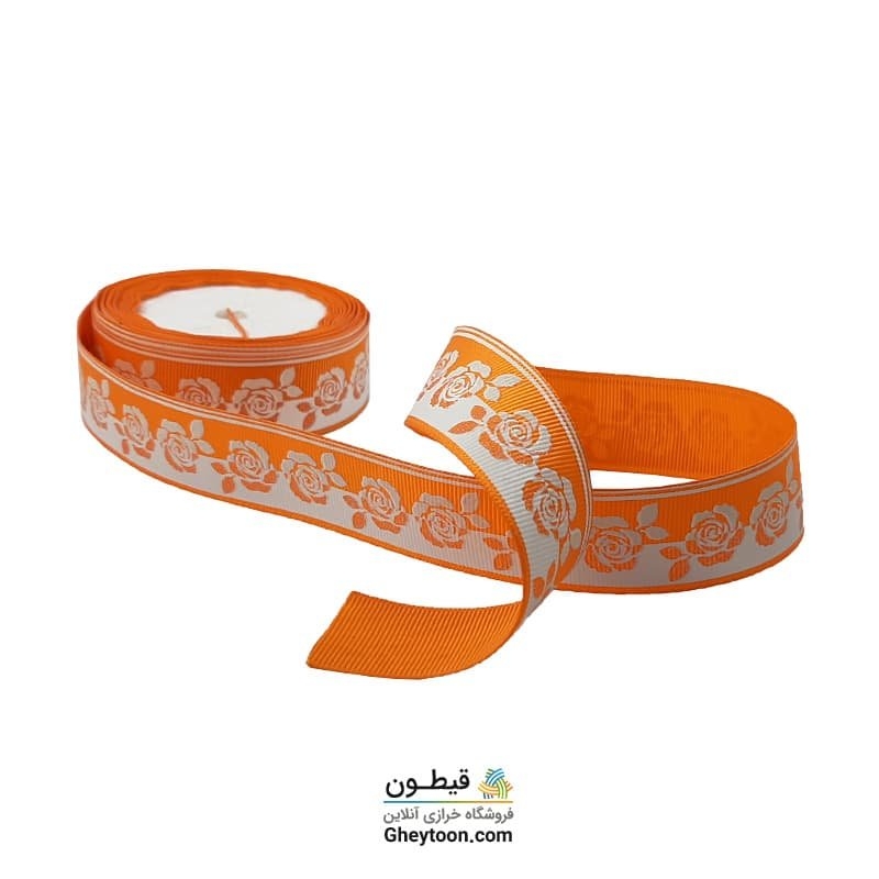 ربان گروگن ترک طرح دار دو سانتی متری 001