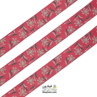 ربان گروگن ترک طرح دار دو سانتی متری 004