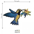 تکه دوزی پرنده گلدوزی شده حرارتی مدل 006
