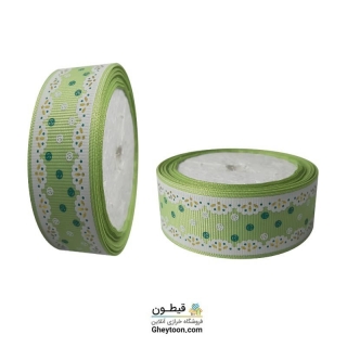 ربان گروگن ترک طرح دار دو سانتی متری 005