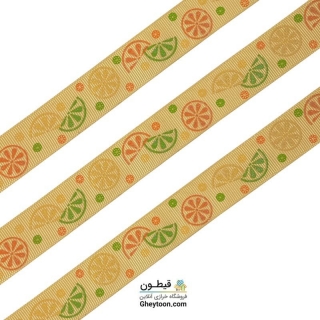 ربان گروگن ترک طرح دار دو سانتی متری 007