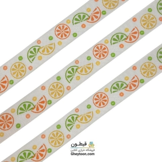ربان گروگن ترک طرح دار دو سانتی متری 007