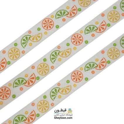 ربان گروگن ترک طرح دار دو سانتی متری 007