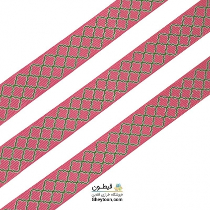ربان گروگن ترک طرح دار دو سانتی متری 008
