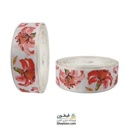 ربان گروگن ترک طرح دار دو سانتی متری 010