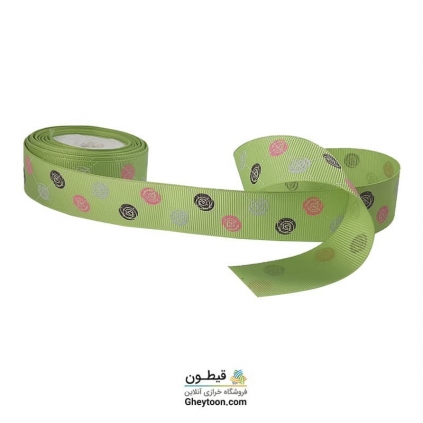 ربان گروگن ترک طرح دار دو سانتی متری 012