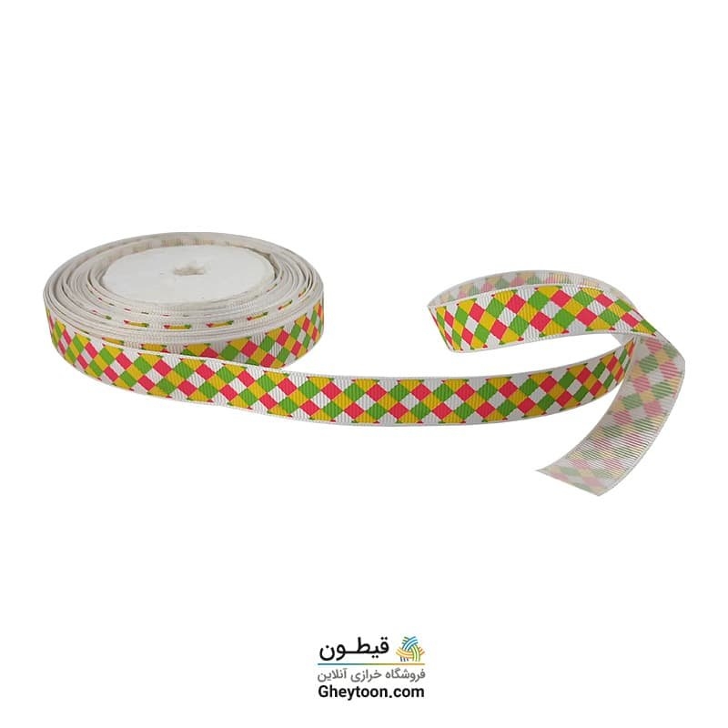 ربان گروگن ترک طرح دار یک سانتی متری 001