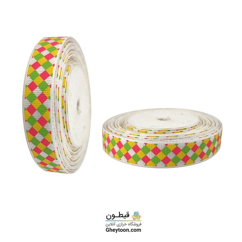 ربان گروگن ترک طرح دار یک سانتی متری 001